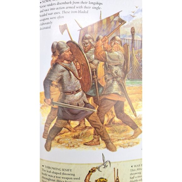 Vintage Exploring History Ancient Weapons Hardcover Book By Will Fowler Hardback - Picture 10 of 13